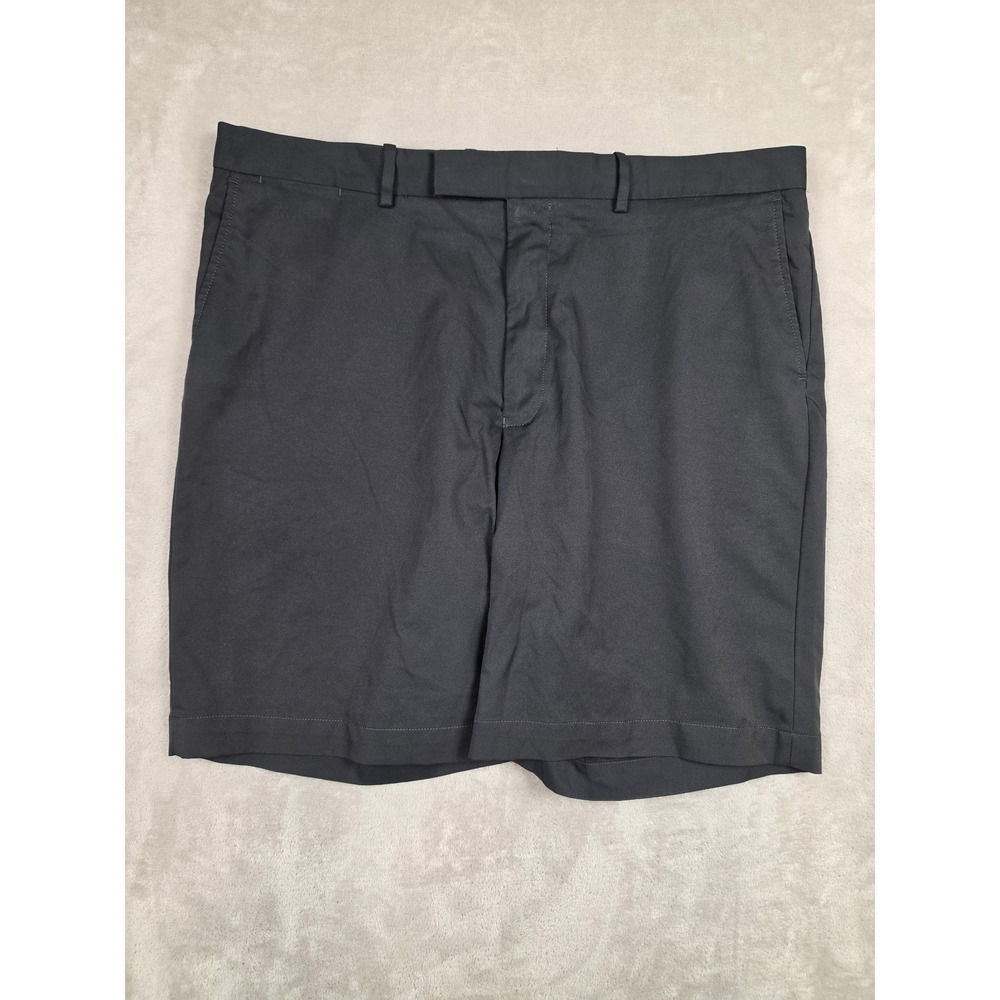 RLX Ralph Lauren Golf Shorts Mens 40 Black Performance Flat Front Solid